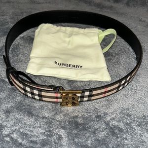 Women’s Burberry TB Monogram Belt